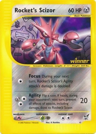 Rocket's Scizor (4) (Jumbo Card) [Best of Promos] | Gear Gaming Bentonville