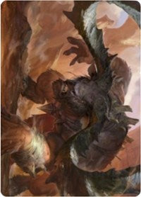 Moraug, Fury of Akoum Art Card [Zendikar Rising Art Series] | Gear Gaming Bentonville