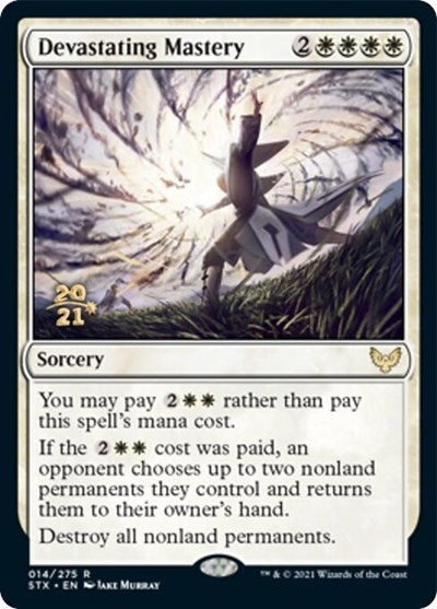 Devastating Mastery [Strixhaven: School of Mages Prerelease Promos] | Gear Gaming Bentonville