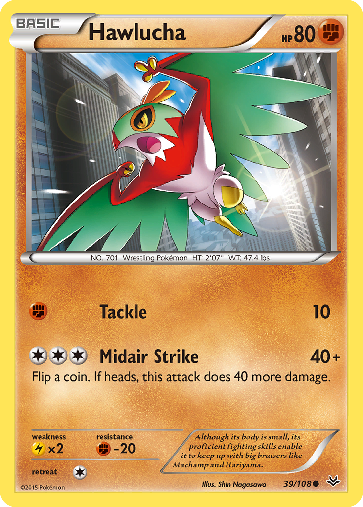 Hawlucha (39/108) [XY: Roaring Skies] | Gear Gaming Bentonville