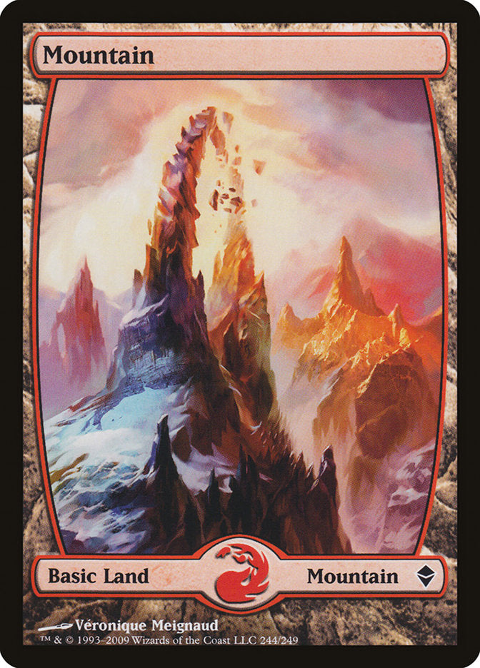 Mountain (244) [Zendikar] | Gear Gaming Bentonville