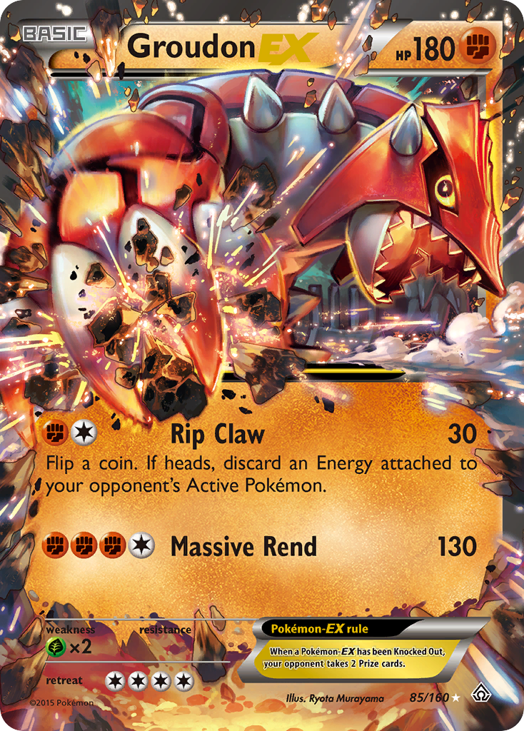 Groudon EX (85/160) [XY: Primal Clash] | Gear Gaming Bentonville