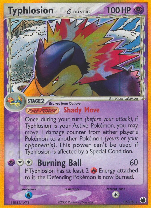 Typhlosion (12/101) (Delta Species) [EX: Dragon Frontiers] | Gear Gaming Bentonville