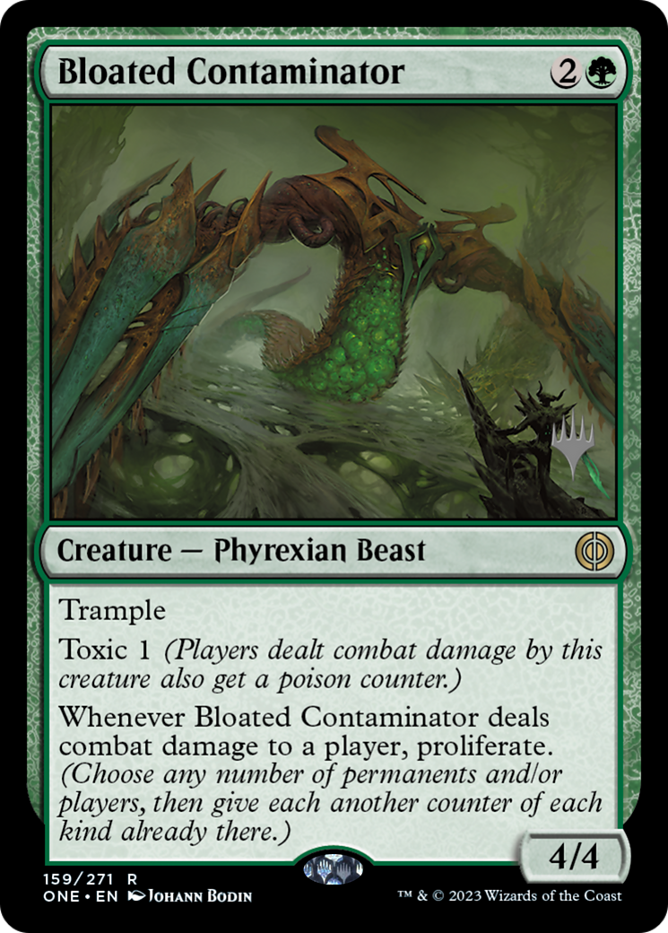 Bloated Contaminator (Promo Pack) [Phyrexia: All Will Be One Promos] | Gear Gaming Bentonville