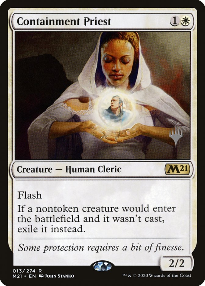 Containment Priest (Promo Pack) [Core Set 2021 Promos] | Gear Gaming Bentonville