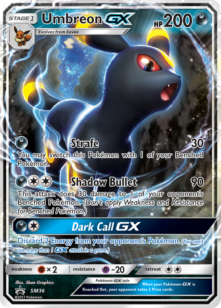 Umbreon GX (SM36) [Sun & Moon: Black Star Promos] | Gear Gaming Bentonville