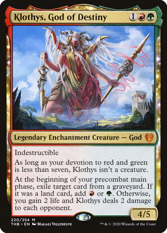 Klothys, God of Destiny (Promo Pack) [Theros Beyond Death Promos] | Gear Gaming Bentonville