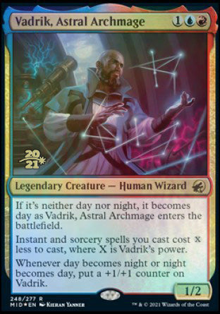 Vadrik, Astral Archmage [Innistrad: Midnight Hunt Prerelease Promos] | Gear Gaming Bentonville