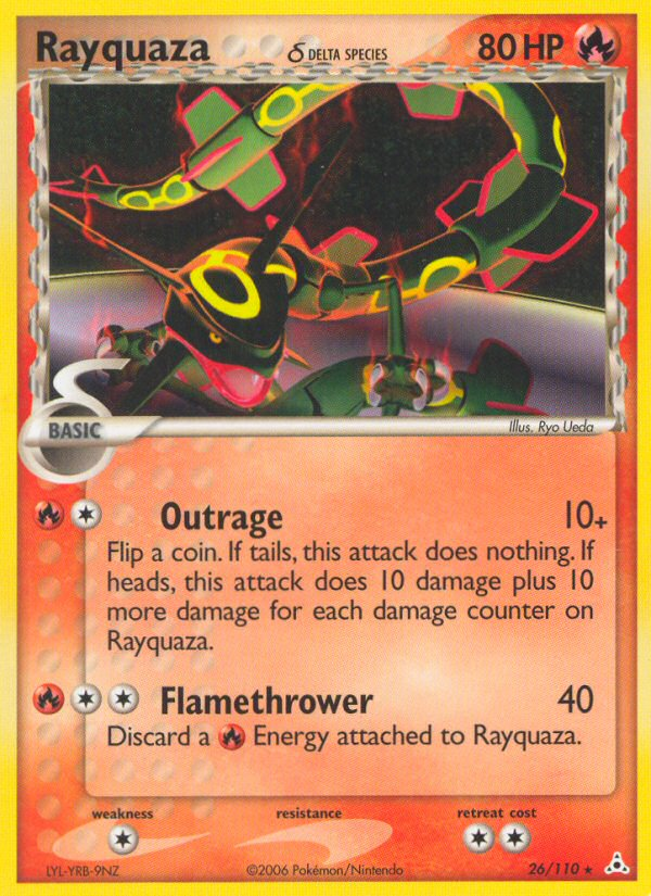 Rayquaza (26/110) (Delta Species) [EX: Holon Phantoms] | Gear Gaming Bentonville