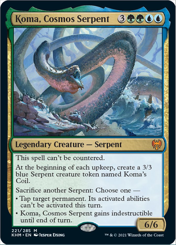 Koma, Cosmos Serpent [Kaldheim] | Gear Gaming Bentonville