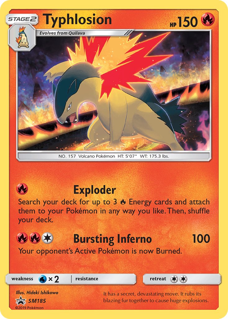 Typhlosion (SM185) [Sun & Moon: Black Star Promos] | Gear Gaming Bentonville