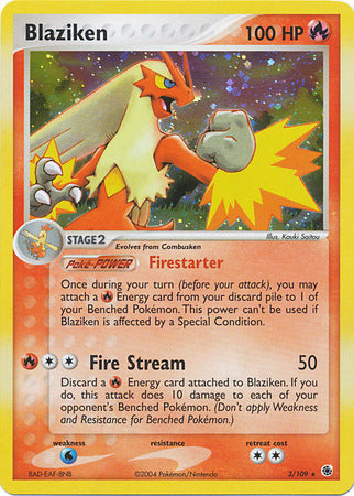 Blaziken (3/109) (Cosmos Holo) [EX: Battle Stadium] | Gear Gaming Bentonville