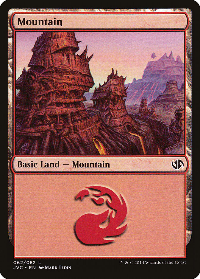 Mountain (62) [Duel Decks Anthology] | Gear Gaming Bentonville