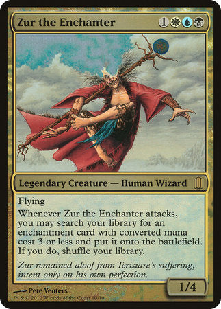 Zur the Enchanter (Commander's Arsenal) [Oversize Cards] | Gear Gaming Bentonville