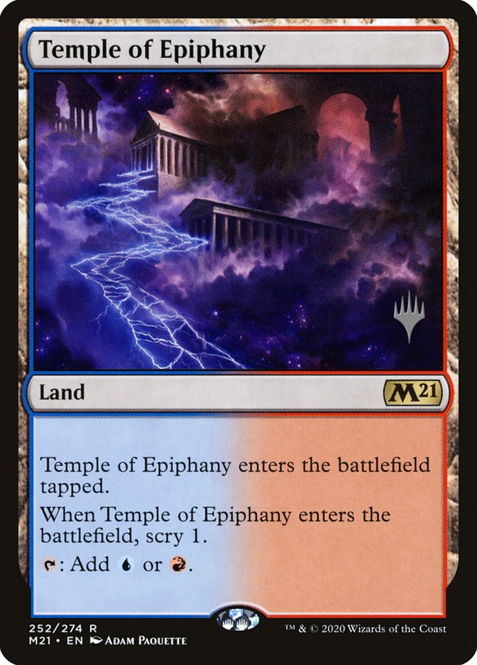 Temple of Epiphany (Promo Pack) [Core Set 2021 Promos] | Gear Gaming Bentonville