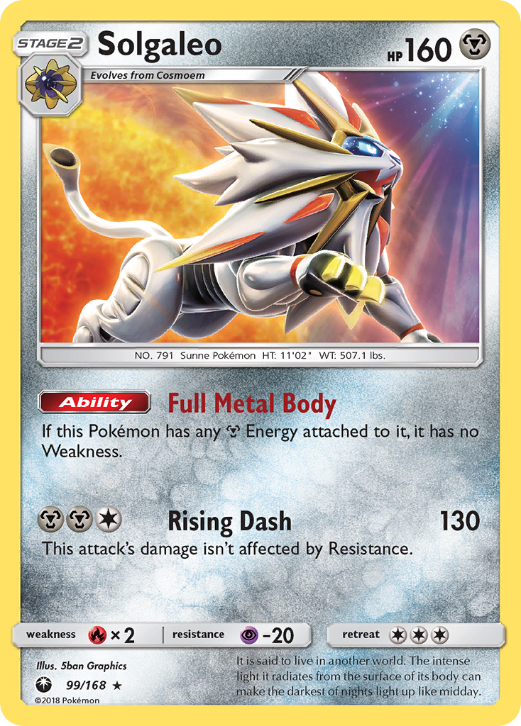 Solgaleo (99/168) [Sun & Moon: Celestial Storm] | Gear Gaming Bentonville