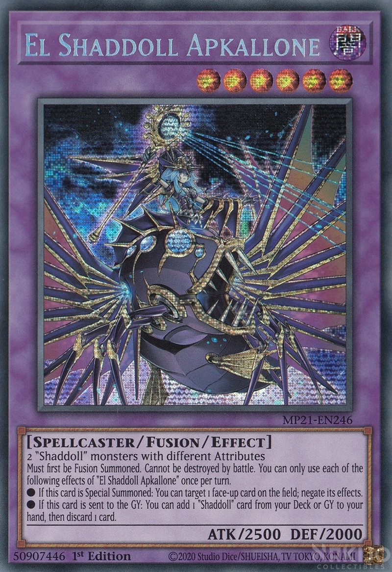 El Shaddoll Apkallone [MP21-EN246] Prismatic Secret Rare | Gear Gaming Bentonville