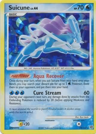 Suicune (19/132) (Cracked Ice Holo) [Diamond & Pearl: Secret Wonders] | Gear Gaming Bentonville