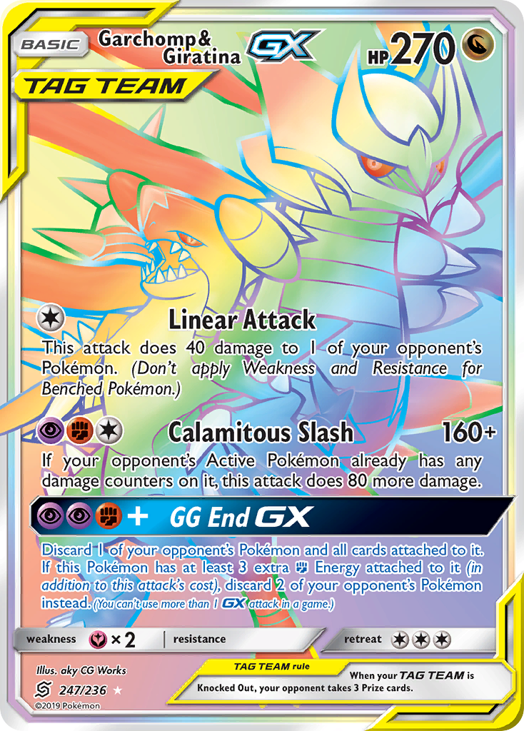 Garchomp & Giratina GX (247/236) [Sun & Moon: Unified Minds] | Gear Gaming Bentonville