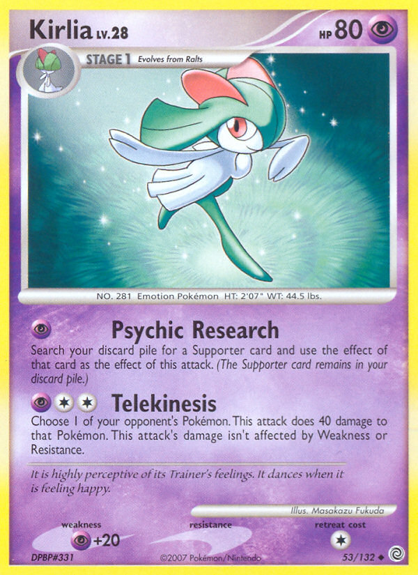 Kirlia (53/132) [Diamond & Pearl: Secret Wonders] | Gear Gaming Bentonville