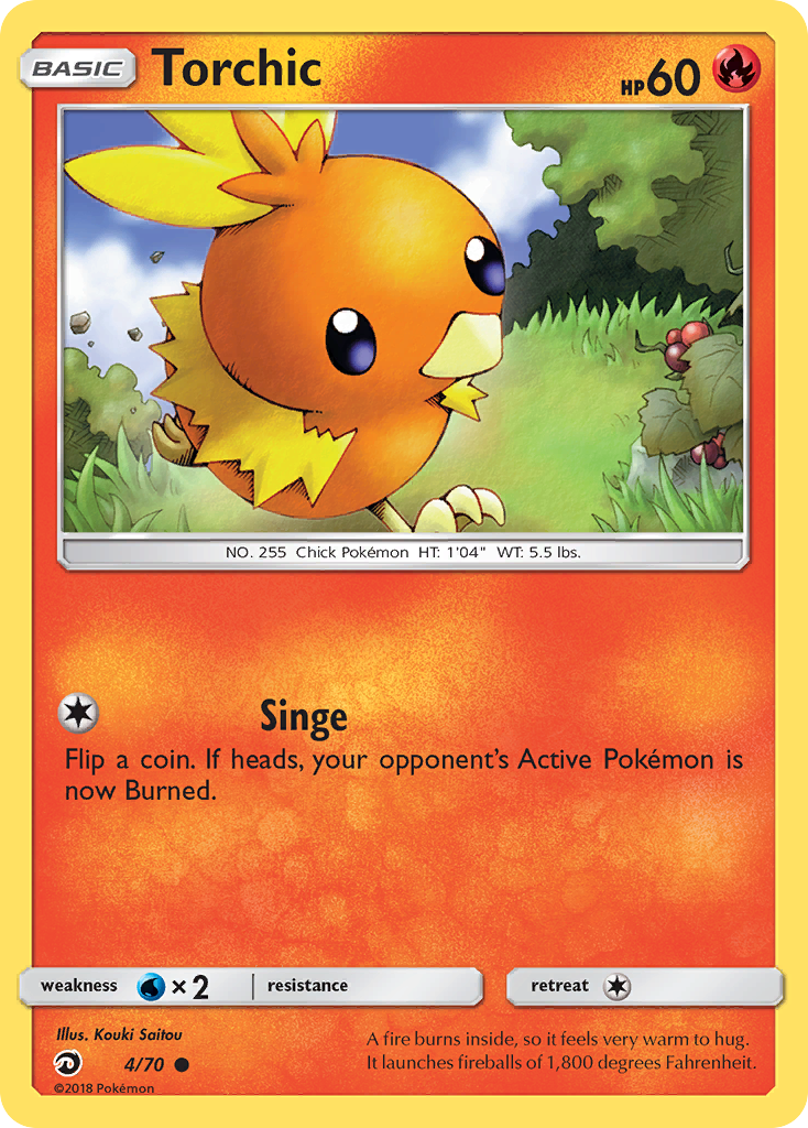 Torchic (4/70) [Sun & Moon: Dragon Majesty] | Gear Gaming Bentonville