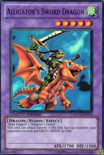 Alligator's Sword Dragon [WP11-EN015] Super Rare | Gear Gaming Bentonville