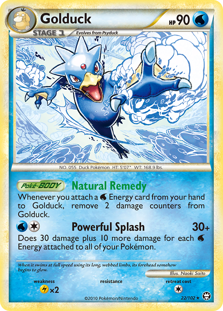 Golduck (22/102) [HeartGold & SoulSilver: Triumphant] | Gear Gaming Bentonville