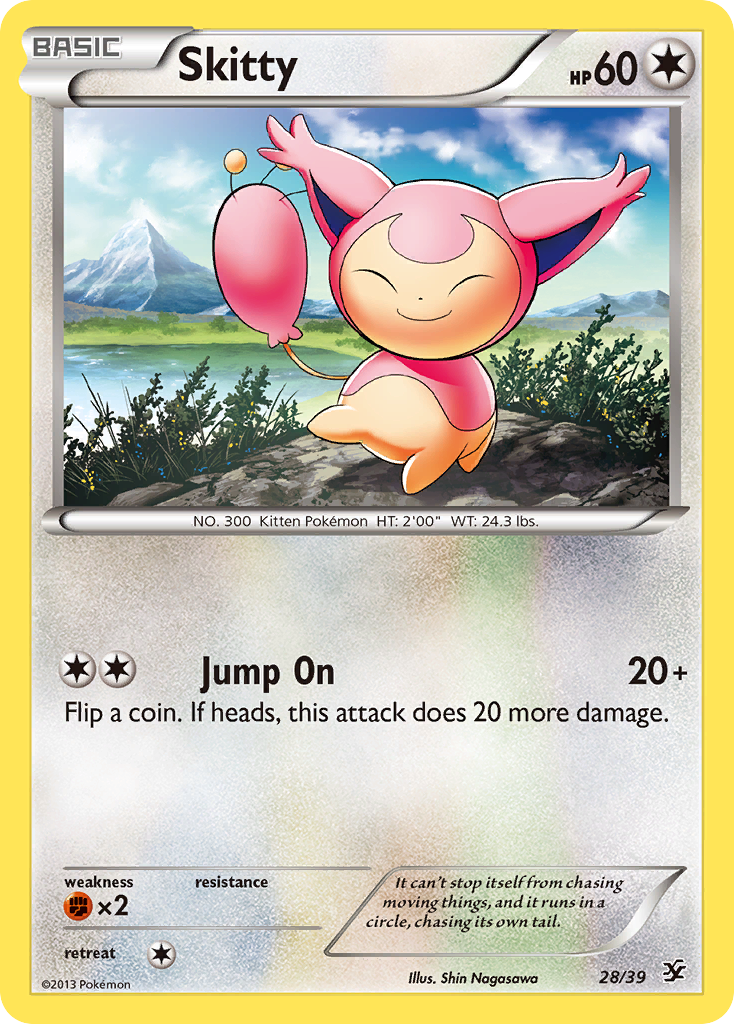 Skitty (28/39) [XY: Kalos Starter Set] | Gear Gaming Bentonville