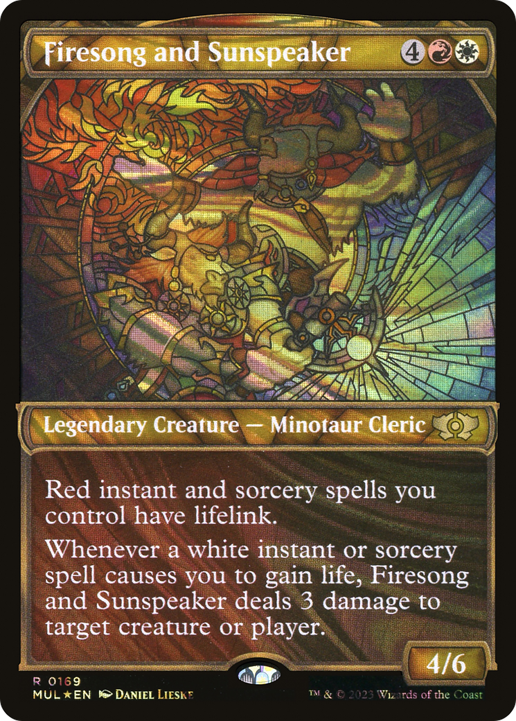 Firesong and Sunspeaker (Halo Foil) [Multiverse Legends] | Gear Gaming Bentonville