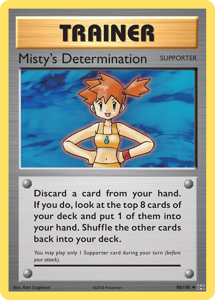 Misty's Determination (80/108) [XY: Evolutions] | Gear Gaming Bentonville