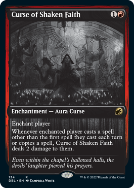 Curse of Shaken Faith [Innistrad: Double Feature] | Gear Gaming Bentonville