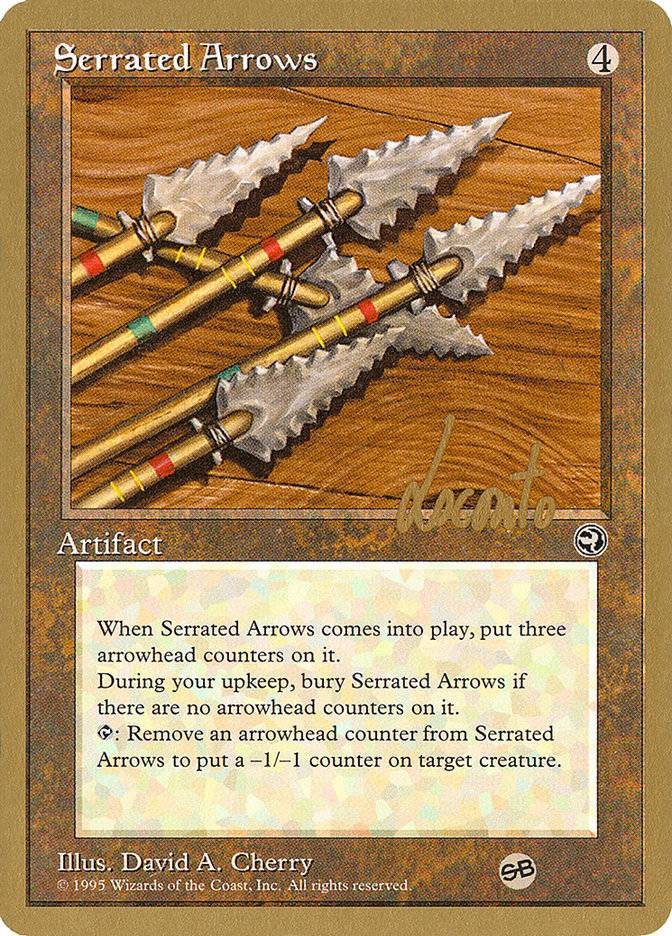 Serrated Arrows (Michael Loconto) (SB) [Pro Tour Collector Set] | Gear Gaming Bentonville