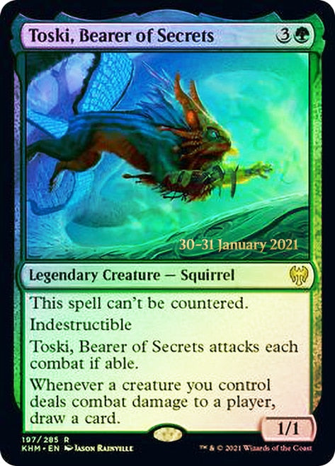 Toski, Bearer of Secrets  [Kaldheim Prerelease Promos] | Gear Gaming Bentonville