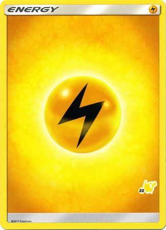 Lightning Energy (Pikachu Stamp #22) [Battle Academy 2020] | Gear Gaming Bentonville