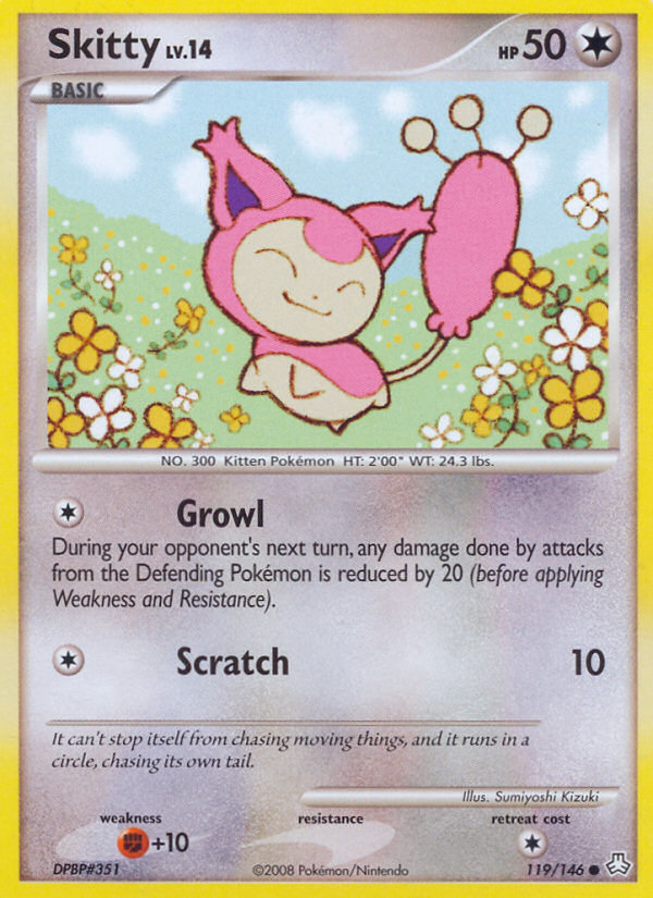 Skitty (119/146) [Diamond & Pearl: Legends Awakened] | Gear Gaming Bentonville