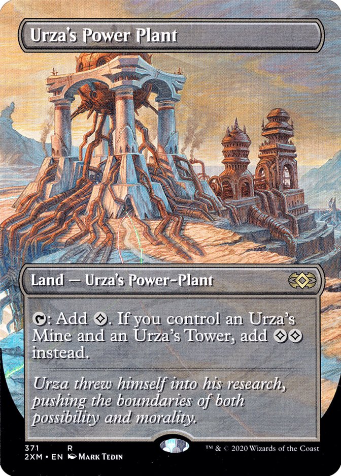 Urza's Power Plant (Borderless) [Double Masters] | Gear Gaming Bentonville