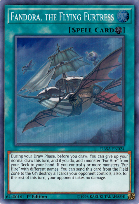 Fandora, the Flying Furtress [DASA-EN024] Super Rare | Gear Gaming Bentonville