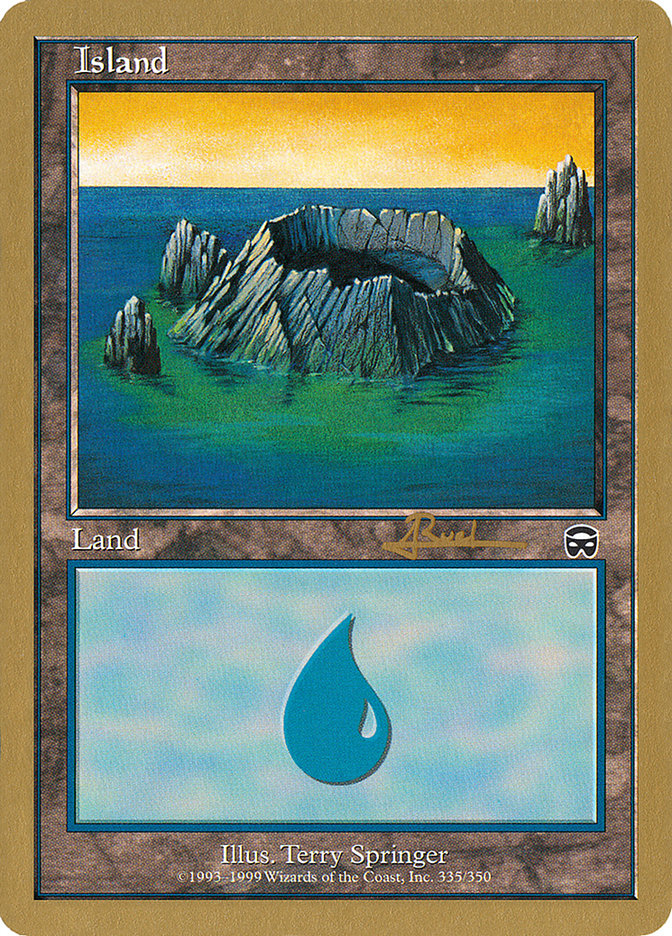 Island (335) (Antoine Ruel) [World Championship Decks 2001] | Gear Gaming Bentonville