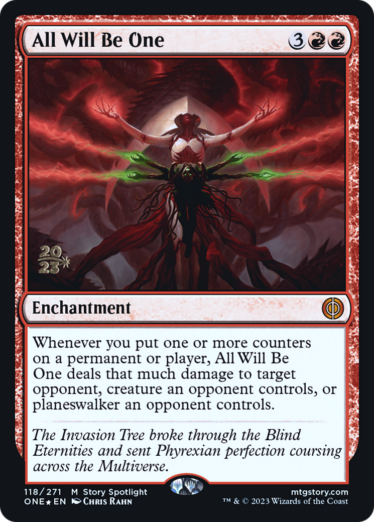 All Will Be One [Phyrexia: All Will Be One Prerelease Promos] | Gear Gaming Bentonville