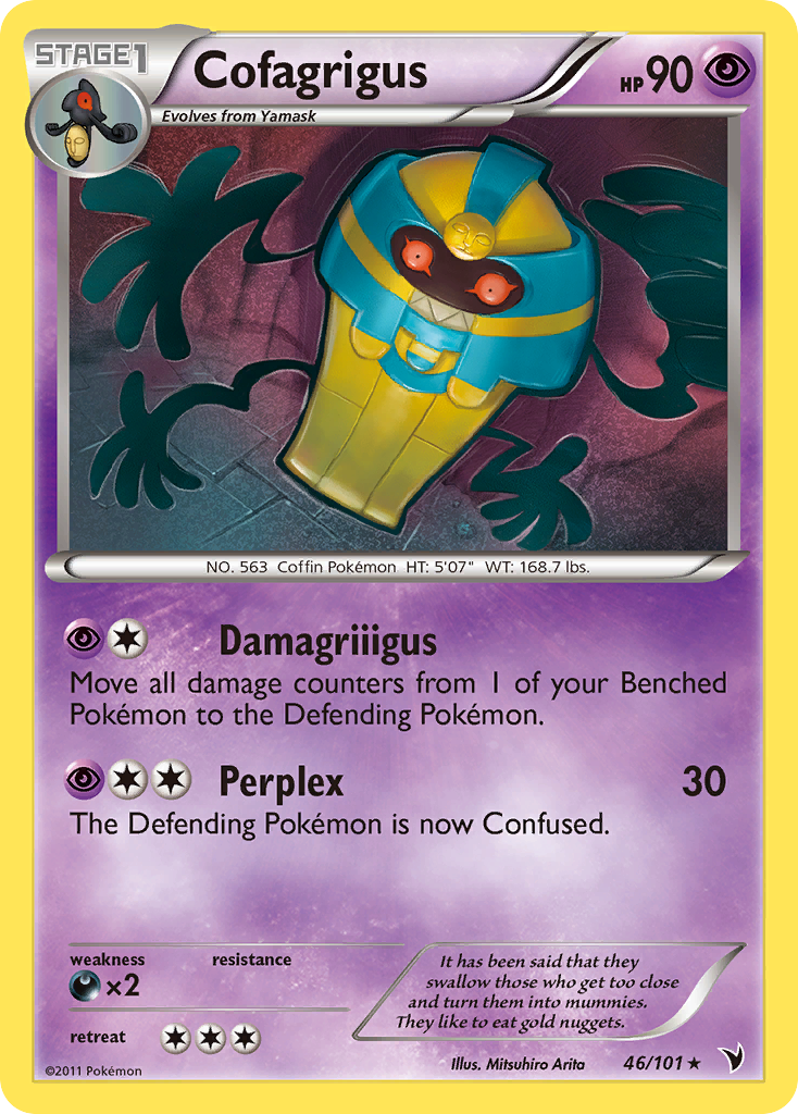 Cofagrigus (46/101) [Black & White: Noble Victories] | Gear Gaming Bentonville