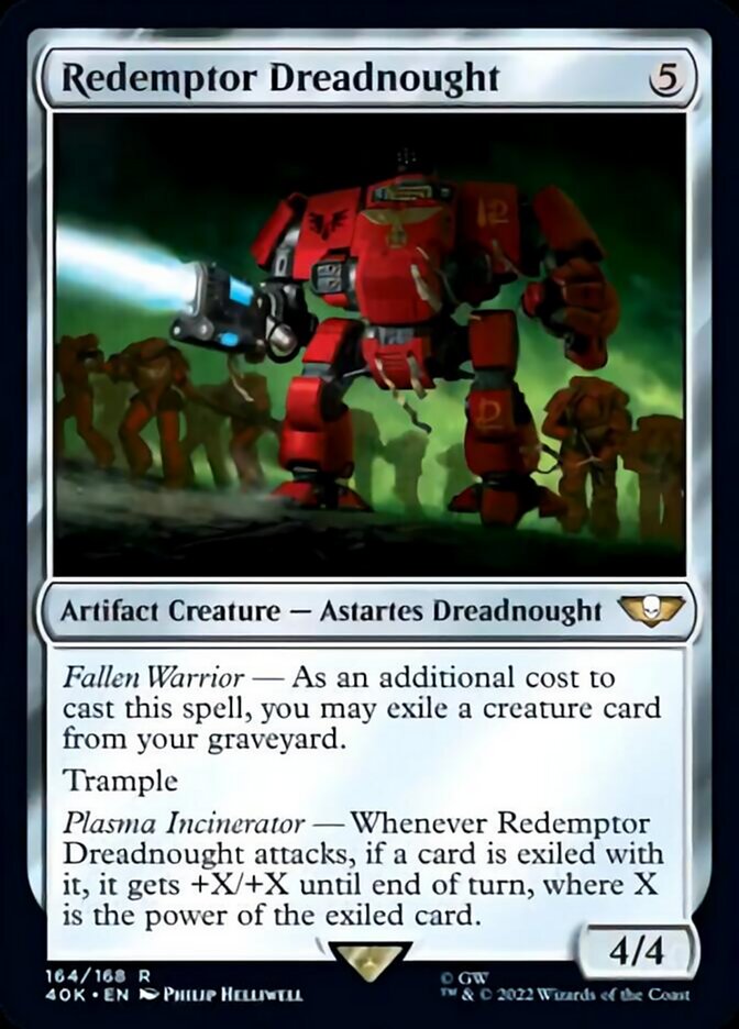 Redemptor Dreadnought (Surge Foil) [Universes Beyond: Warhammer 40,000] | Gear Gaming Bentonville