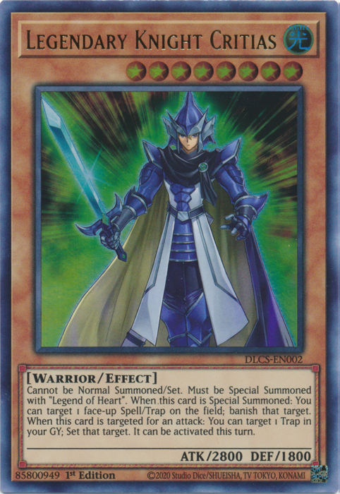 Legendary Knight Critias [DLCS-EN002] Ultra Rare | Gear Gaming Bentonville