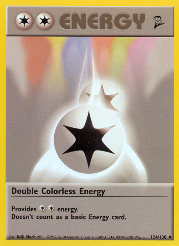 Double Colorless Energy (124/130) [Base Set 2] | Gear Gaming Bentonville