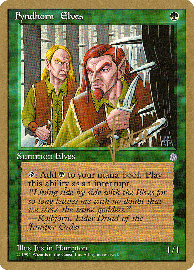 Fyndhorn Elves (Bertrand Lestree) [Pro Tour Collector Set] | Gear Gaming Bentonville