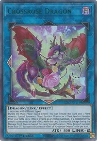 Crossrose Dragon (Green) [LDS2-EN114] Ultra Rare | Gear Gaming Bentonville