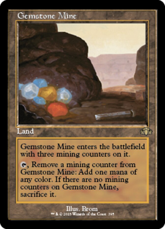 Gemstone Mine (Retro) [Dominaria Remastered] | Gear Gaming Bentonville