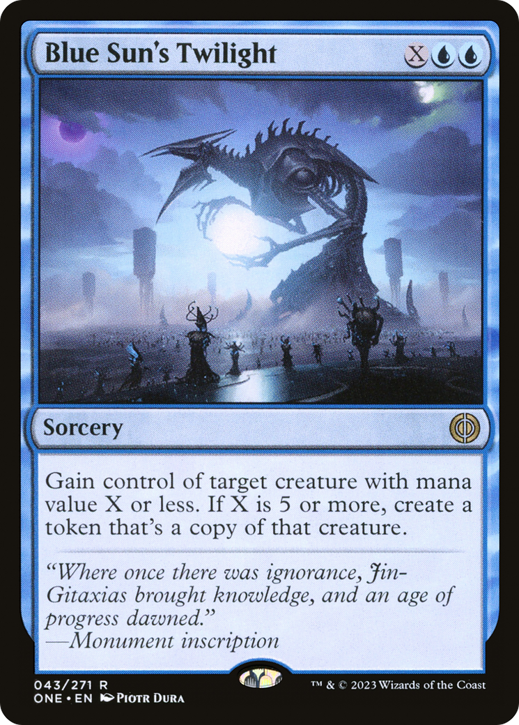 Blue Sun's Twilight [Phyrexia: All Will Be One] | Gear Gaming Bentonville