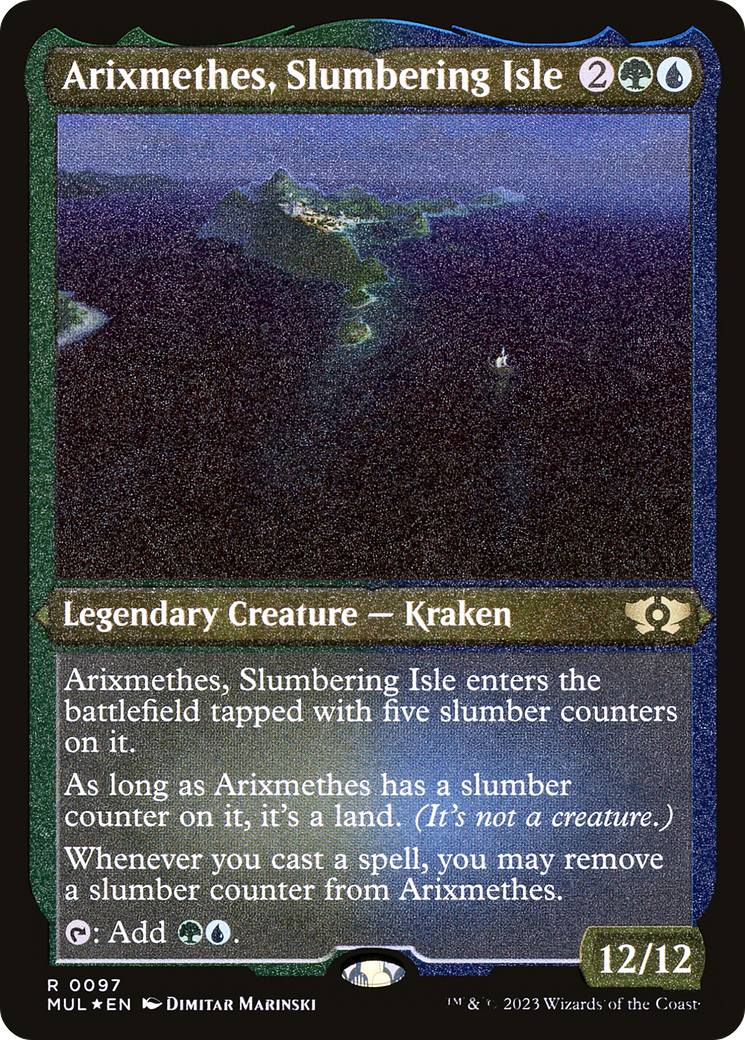 Arixmethes, Slumbering Isle (Foil Etched) [Multiverse Legends] | Gear Gaming Bentonville