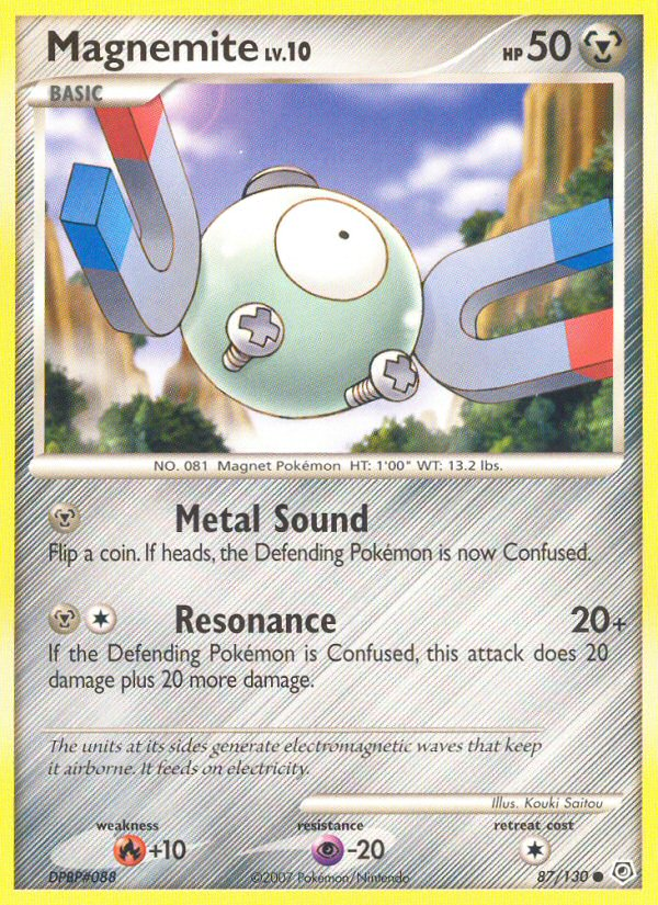 Magnemite (87/130) [Diamond & Pearl: Base Set] | Gear Gaming Bentonville