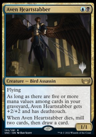 Aven Heartstabber (Promo Pack) [Streets of New Capenna Promos] | Gear Gaming Bentonville